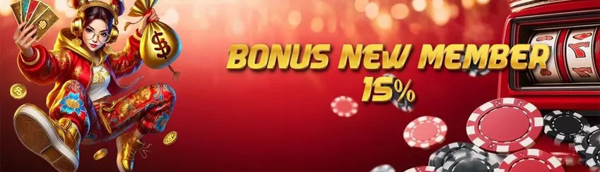 BONUS NEW MEMBER 15%