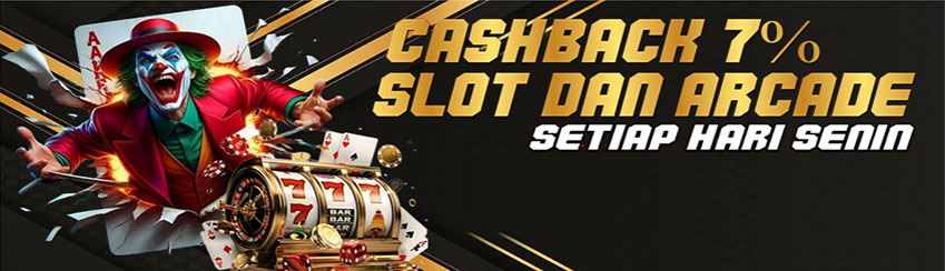 SLOT DAN ARCADE CB 7%